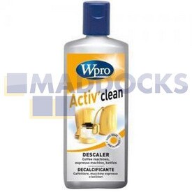No Longer Available. Order 55-WP-28 [Genuine Original Whirlpool WPro 'Activ' Clean' Coffee Machine Descaler (250ml)]