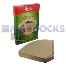 Genuine Original Melitta 1x6 Brown Coffee Filter Papers (Pack of 40)