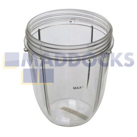 Compatible for NutriBullet 600W, 900W Type Small Blender Cup Mug Jar (18oz / 500ml)