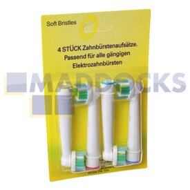 No Longer Available. Order 65-OB-21 [Compatible for Oral B EB-18A Pro Bright, 3D White Type Replacement Electric Toothbrush Heads (Pack of 4)]