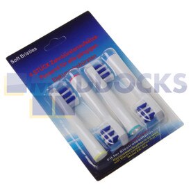 No Longer Available. Order 65-OB-42 [Compatible for Braun Oral-B 'EB30A Type' TriZone Deep Sweep Type Toothbrush Heads (Pack of 4)]