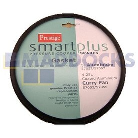 No Longer Available. Discontinued [Genuine Original Prestige "Smart Plus" Gasket Seal for Use with 5L Aluminium 57052/57057, 4.25L Coated Aluminium Curry Pan 57053/57055]