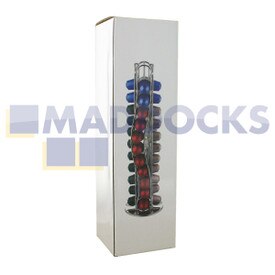 No Longer Available. Discontinued [Compatible for Nespresso 40 Piece Wave Design Type Coffee Pod Capsule Holder Stand with 360° Rotatable Base]