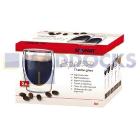 Universal 8cl Espresso Glasses (Pack of 2)