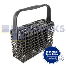 Genuine Original Electrolux Universal Dark Grey Slimline Dishwasher Cutlery Basket