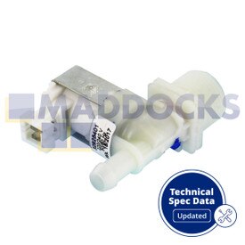 Compatible for Caple, Ignis, Ikea, Maytag, Neutral, Prima, Tecnik, Whirlpool ADP, ADG, GSI, GSF, GSX Series Dishwasher Inlet Water Solenoid Valve