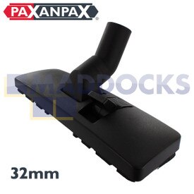 Universal Black Plastic Single Pedal Heavy-Duty Floor Tool Nozzle (32mm x 300mm)