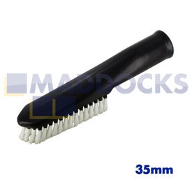 Genuine Original Wessel-Werk Universal Black Plastic Clothes & Furniture Dusting Brush (35mm, USB)