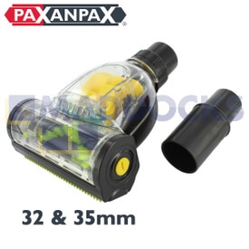 Universal Mini Handheld Turbo Tool with Movable Pet Brush Attachment (32mm & 35mm)