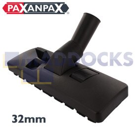 Universal Black Plastic Dual Pedal Floor Tool Nozzle (32mm x 270mm)