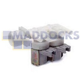 Genuine Original Indesit Solenoid Valve 2-Way 90°, Internal Diameter Output: 12mm, Range: 7l/min, Connectors: RTS2.5, Volt / Hz: 120V