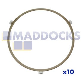 Universal 25, 30, 32 Litre Freestanding, 25, 32 Litre Built In Microwave Turntable Glass Plate Support Stand Holder Roller Ring (222mm, Pack of 10)