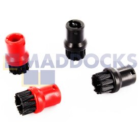 Compatible for Karcher SC1402 Series Round Bristle Nozzles (Pack of 4)