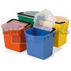 Genuine Original Numatic VCN Series Green 5-litre Tray Pail with Lid