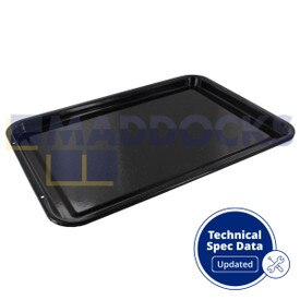 Universal Enameled Shallow Baking Tray (417mm x 300mm x 21mm)