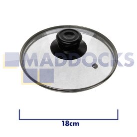 No Longer Available. Discontinued [Universal Saucepan, Wok, Frying Pan Glass Lid (18cm)]