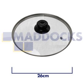 No Longer Available. Discontinued [Universal Saucepan, Wok, Frying Pan Glass Lid (26cm)]