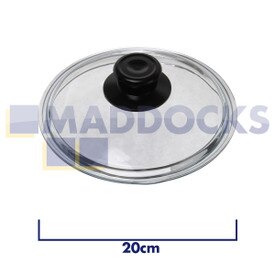 Universal Saucepan, Wok, Frying Pan Pyrex Glass Lid (20cm)